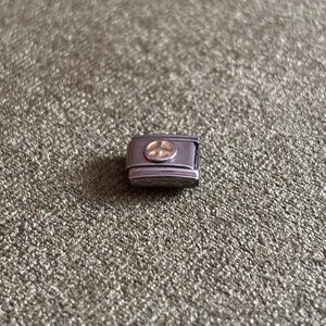 ☮️ Vintage Peace Sign Italian bracelet single charm (2003)